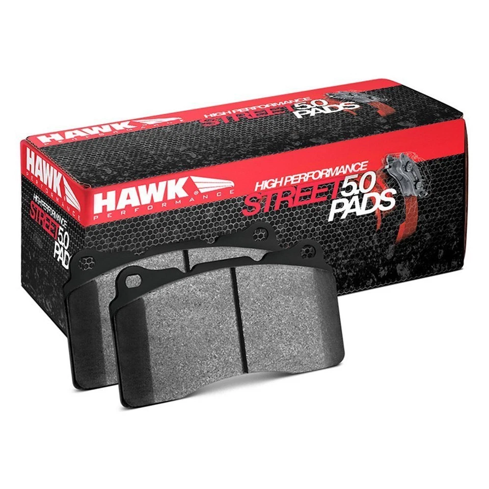 Pastillas de freno compuestas Hawk HB490B.665 Street 5,0 HPS 5,0 para Toyota Tacoma 05-17 Foto 3 de 4
