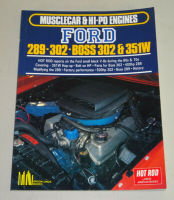 Reparaturanleitung + Tuning Ford 289 302 Boss +351 W Small Block 60er 70er Jahre