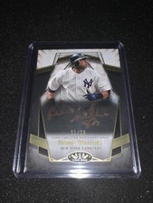 2022 Topps Tier One Bernie Williams  PPA-BW Bronze Ink Auto SP #'s 21/25 Yankees