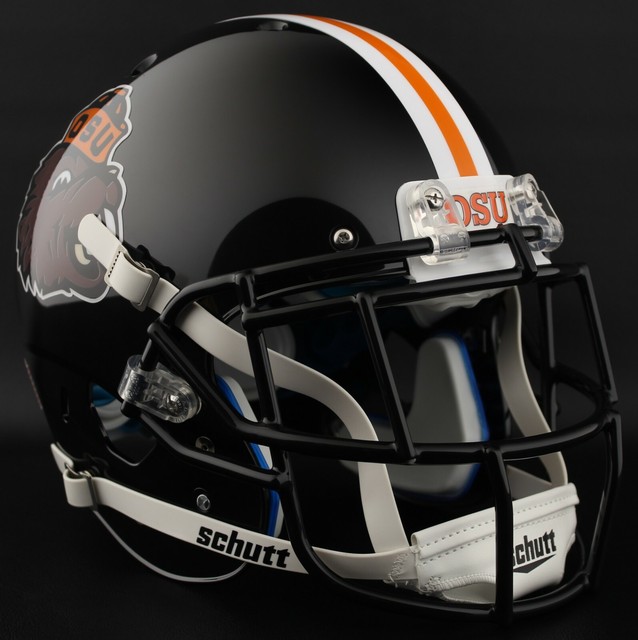 *CUSTOM* OREGON STATE BEAVERS NCAA Schutt XP Authentic GAMEDAY Football Helmet eBay