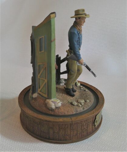 Vintage John Wayne Cowboy Franklin Mint Limited Edition Skulptur in Glaskuppel - Bild 5 von 9