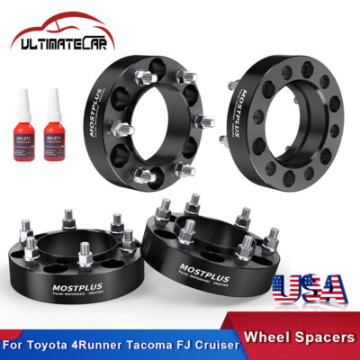#ad 4Pcs Wheel Spacers 1.5quot; 6x5.5#x27;#x27; For 2002 2021 Toyota 4Runner Tacoma FJ Cruiser $66.86