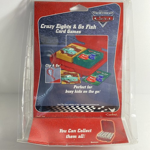 Cars Disney Pixar Mini games Crazy Eights And Go Fish | eBay