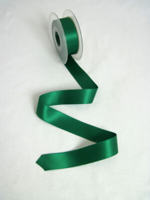 Satinband - Double Face - Breite 25mm - emerald(grün) Fb. 18 - 3.00m