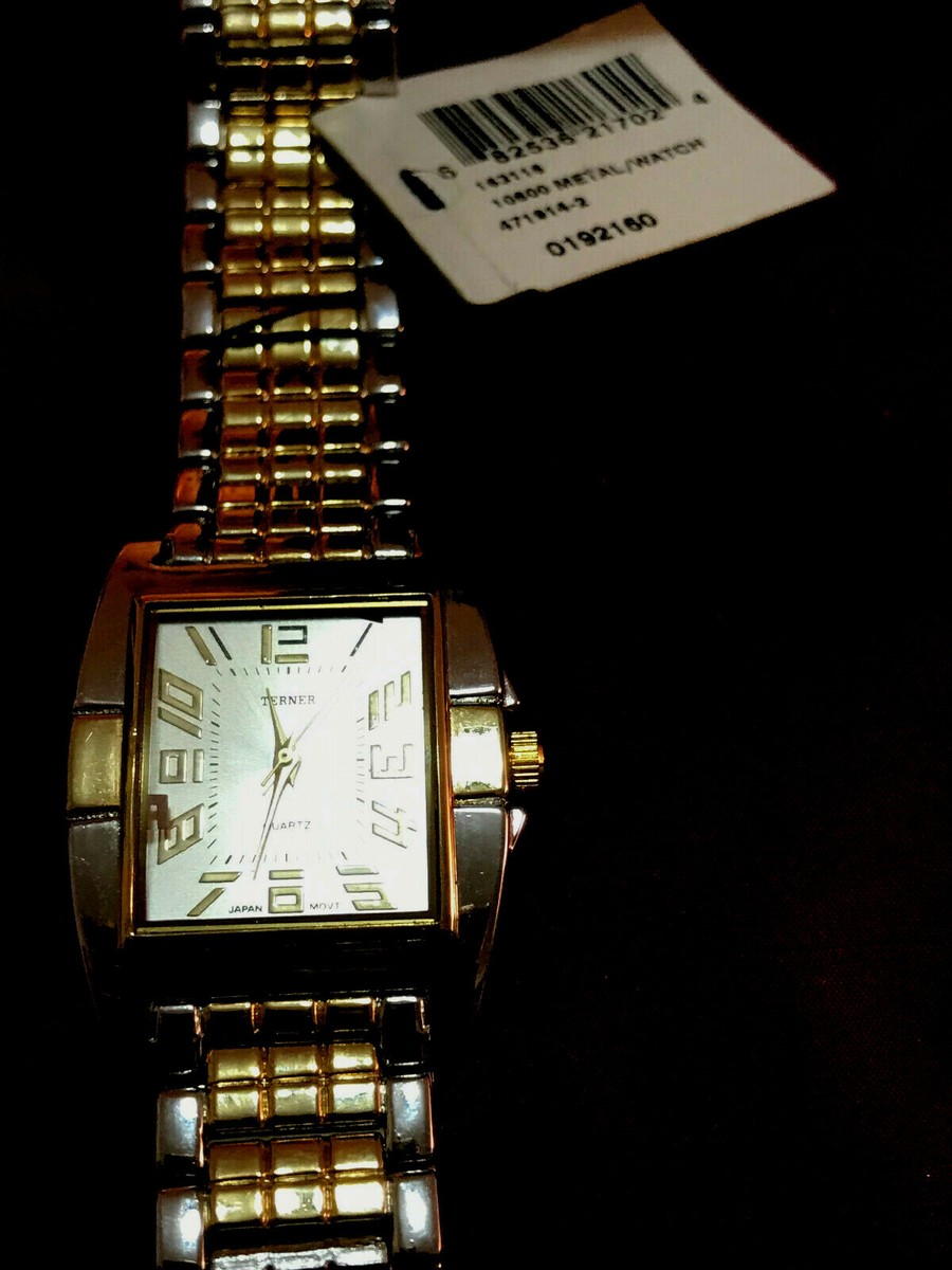Mens BIJOUX TERNER QUARTZ watch K171066 Old style Clasp Band  display picture 1