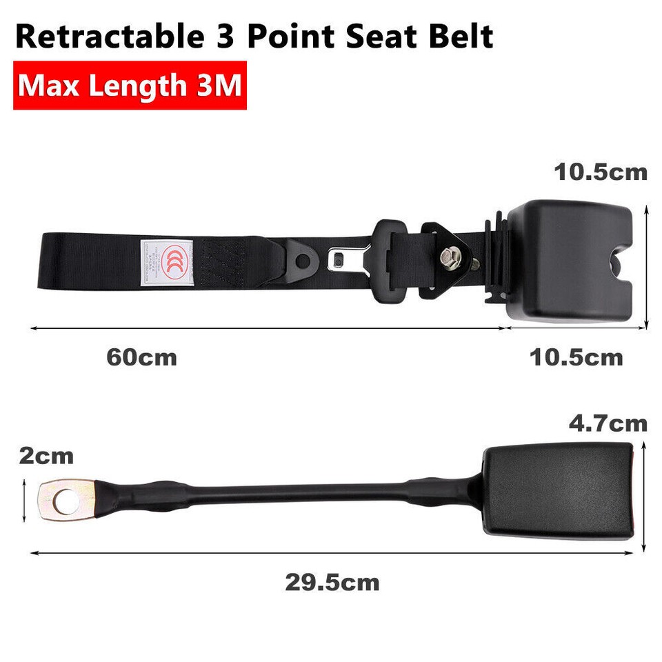 For Holden Colorado 3 Point Harness Replace Belt Seat Belt Retractable