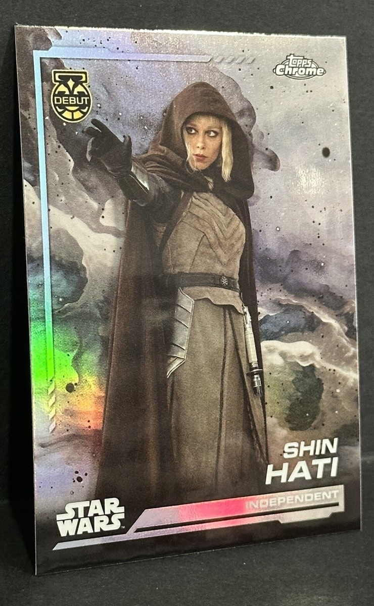 Topps STAR WARS SHIN HATI サイン 2024 Topps Chrome Star Wars Shin Hati Debut Auto Gold Refractor