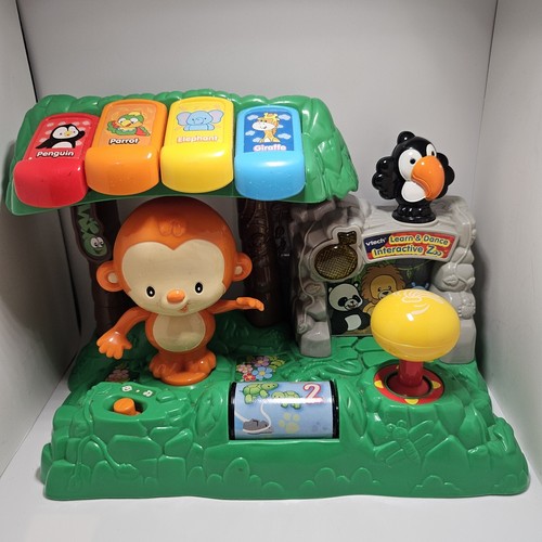 VTech Lernen & Tanzen Musik interaktiver Zoo Affe Spielzeug für Kinder VTech Toys funktioniert - Bild 1 von 8