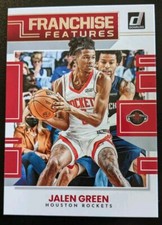 2022-23 Panini Donruss Basketball Jalen Green Franchise Features #27 Rockets