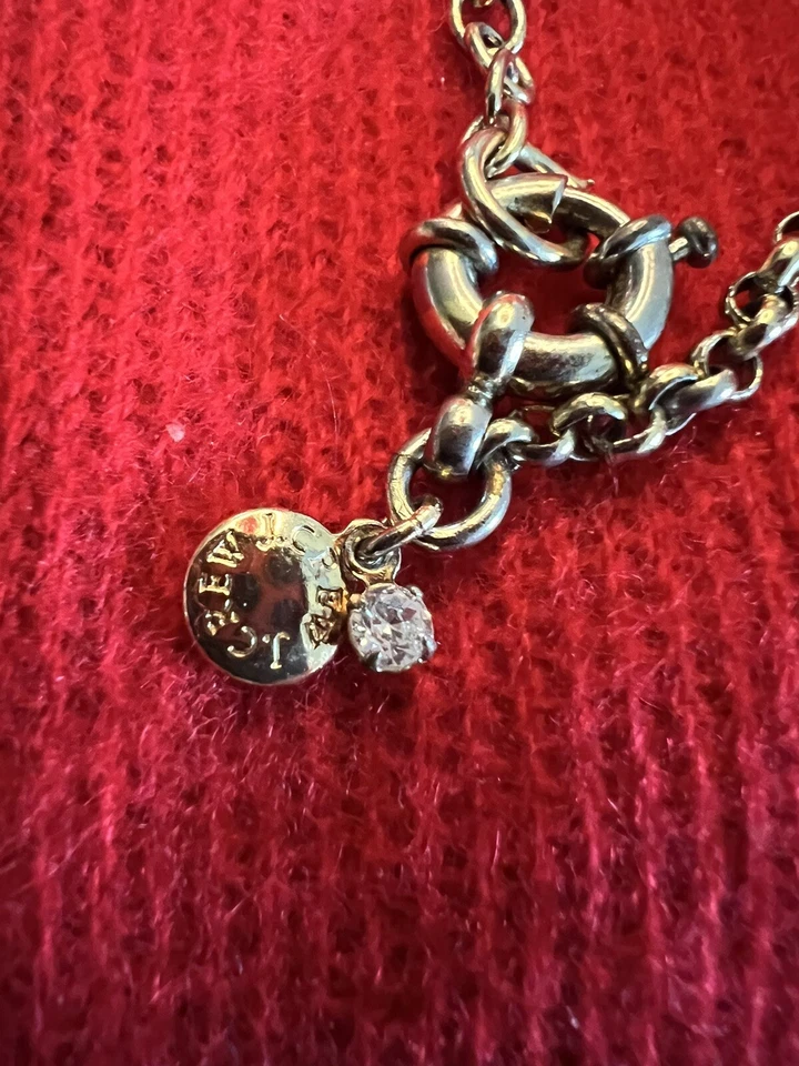 J. Collar Babero Crew Funfetti Aqua Imitación Perla Turquesa Cuentas Chuchería Racimo Foto 2 de 4