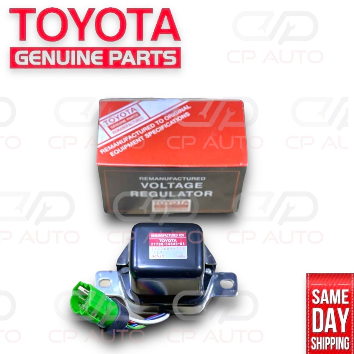76 - 81 TOYOTA COROLLA 12V VOLTAGE IC REGULATOR DENSO OEM 76 - 81 TOYOTA COROLLA 12V VOLTAGE IC REGULATOR DENSO OEM