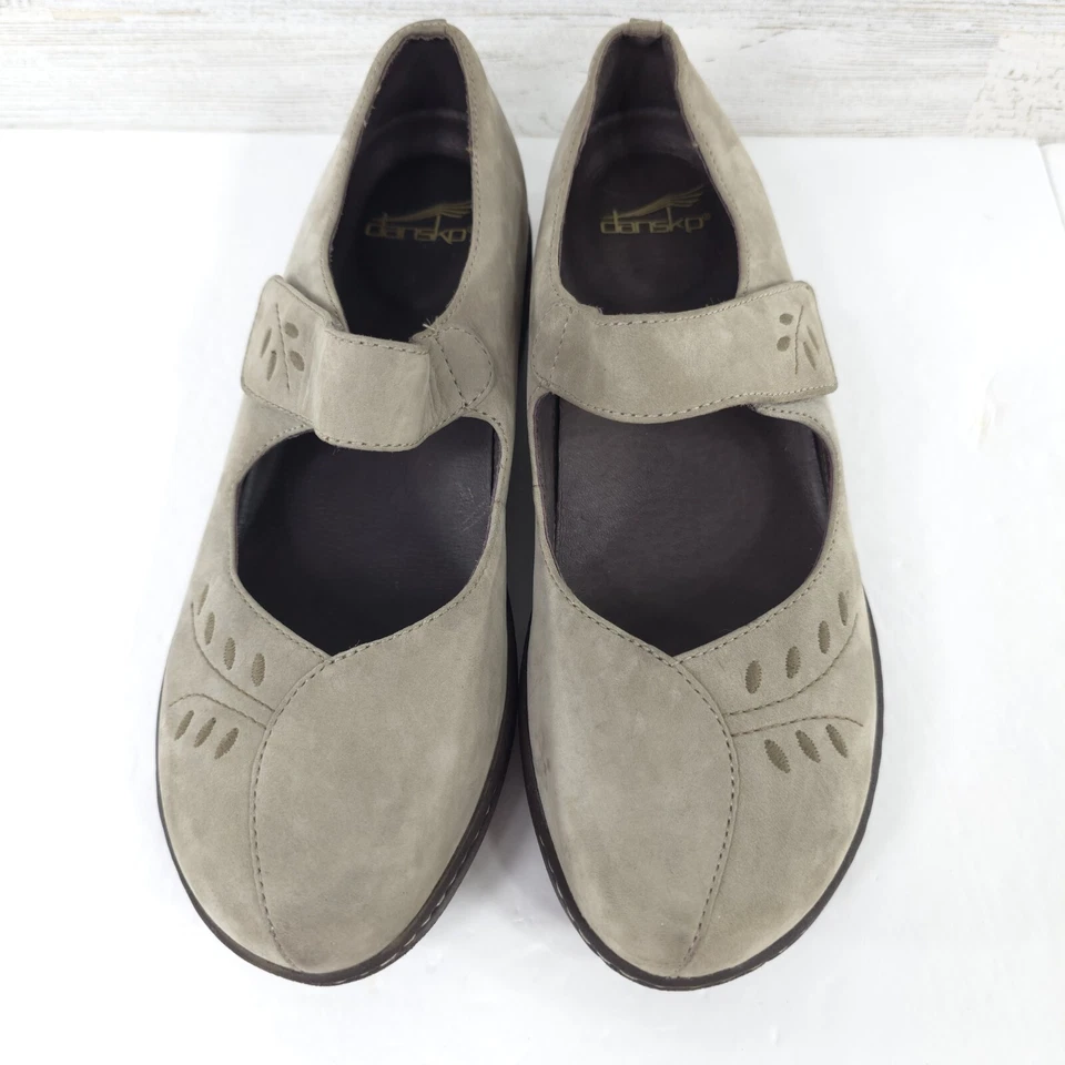 DANSKO ANNIE BEIGE SUEDE MARY JANE SHOES WOMEN'S EU SIZE 40 / US SIZE 9.5 - 10.. - Image 4 of 4