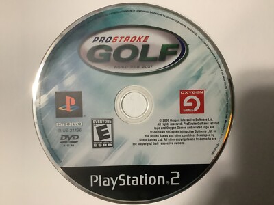 Pro Stroke Golf World Tour 2007 PS2 Sony PlayStation 2 Disc Only