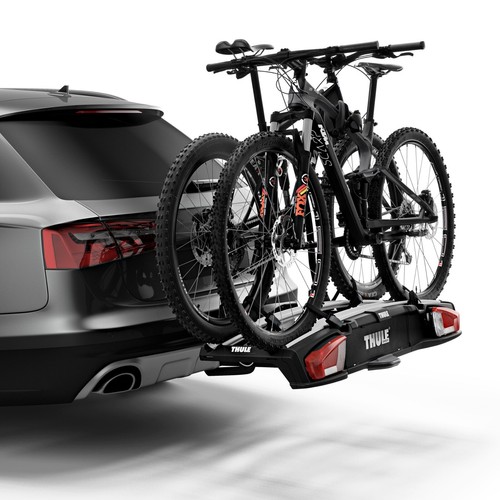 PORTABICI PER GANCIO TRAINO THULE VELOSPACE XT, 2 BICI, TOP PER TRASPORTO EBIKE, - Foto 9 di 10