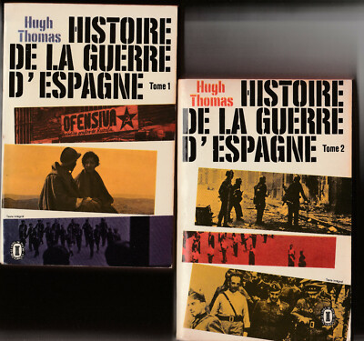 Komplettes Konvolut Geschichte des Spanischen Krieges 1 & 2 Hugh Thomas Faschismus 1967