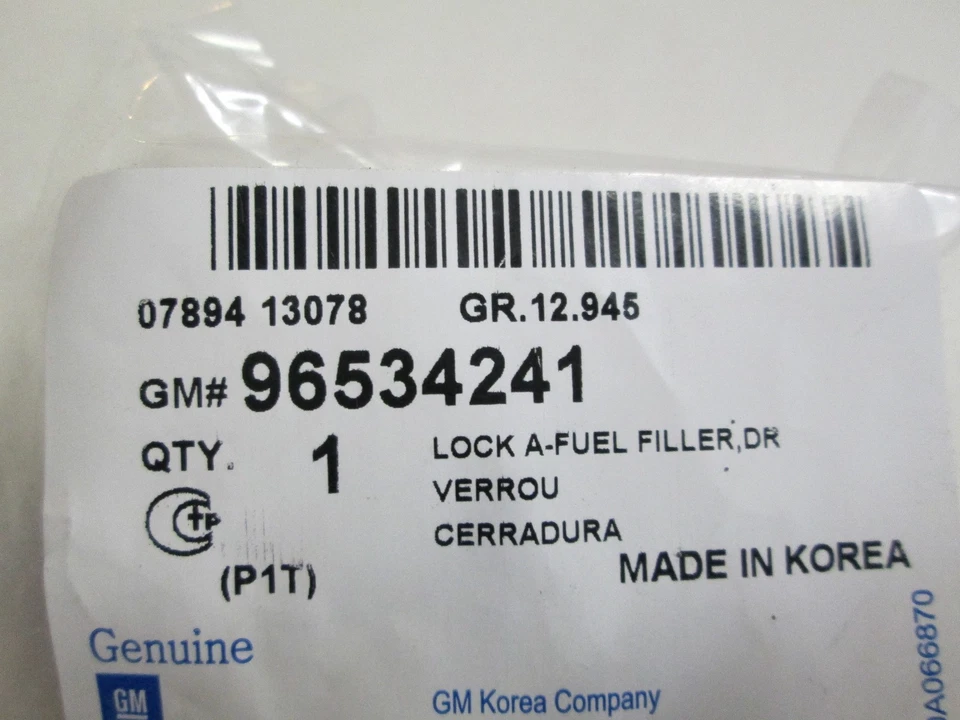 PESTILLO PUERTA COMBUSTIBLE CHEVROLET AVEO PONTIAC G3 96534241 Foto 2 de 2