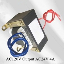 Power Transformer Input AC120V Output AC24V 4A NEW