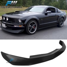 Front Bumper Lip Fits 05-09 Ford Mustang V6 Pu Cv Style Spoiler Unpainted Black
