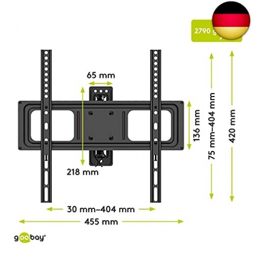 Thumbnail - Goobay 49744 Wandhalterung 55 Zoll Ausziehbar Und Vollbeweglich Für
