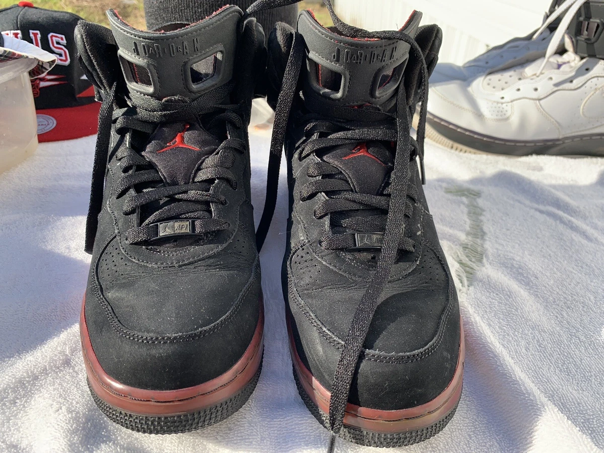 2008 Nike Air Jordan Fusion 6 Black/Varsity Red AJF 6 Infrared Size 9.5 |  eBay