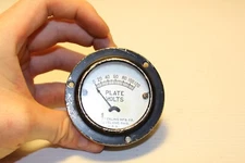 Vintage Sterling Plate Volts Gauge Clevland Ohio 1920's 1930's Prewar