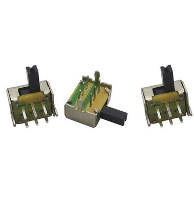 10pcs SK22D07 6Pin Toggle Vertical Slide Switch 2P2T 4mm Handle for PCB Mount