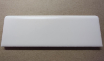 1 Mulia Bullnose Ceramic Wall Tile 6'' x 2'' Satin Off White