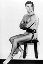 Buster Crabbe Beefcake Publicity Pose Barechested In Loincloth 24X36 Poster