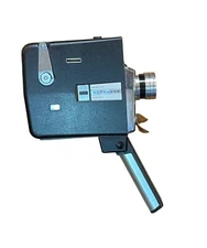 Vintage Bell & Howell Zoom Reflex Animation Autoload 8mm Movie Camera 1970s Case