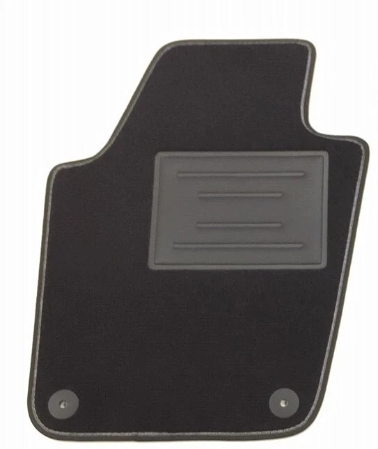 Sakura Tappetini Auto Su Misura Per Renault Megane Mk2 CC (02-10) - Set Di 4 In Gomma Con Battitacco - Nero