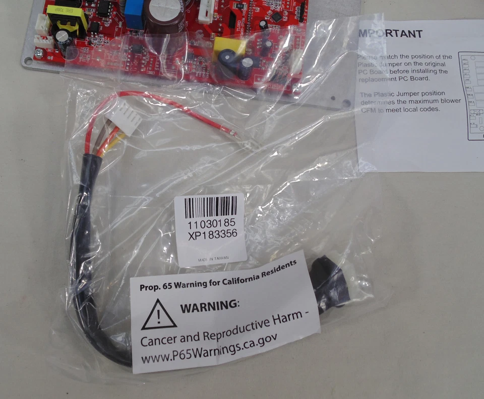 New Zephyr Range Hood PCB Circuit Control Board 11010149 Wiring Harness 11030185 - Image 3 of 3