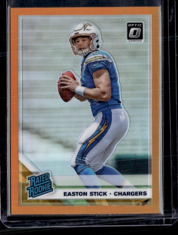2019 Donruss Optic #189 Easton Stick Orange SN,RC
