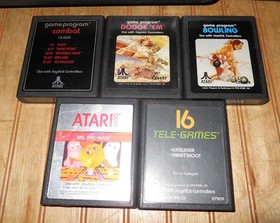 Atari 2600 Console Original 4 switch Console In Box Joystick game WORKING lot