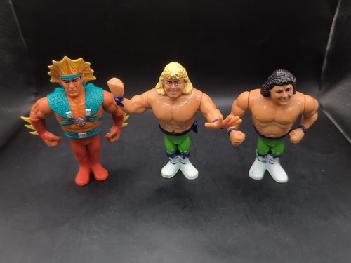 3 X WWF Hasbro Wrestling Figures The Dragon Ricky ...