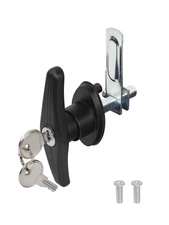 Truck Cap Camper Shell T-Handle Lock Latch Parts Truck Bed Topper Door Lockin...