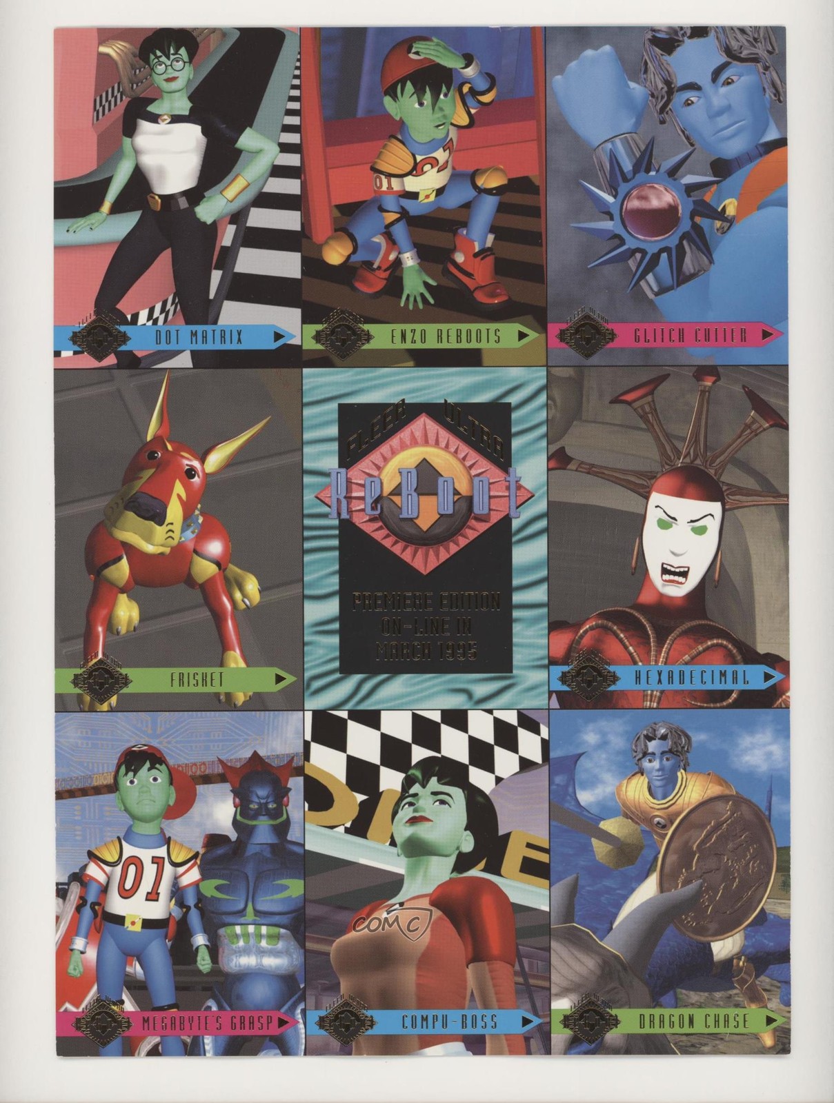 1995 Fleer Ultra ReBoot Promo Promo te2