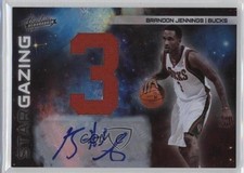 2010-11 Absolute Memorabilia Star Gazing 6/25 Brandon Jennings #35 Auto 9bp