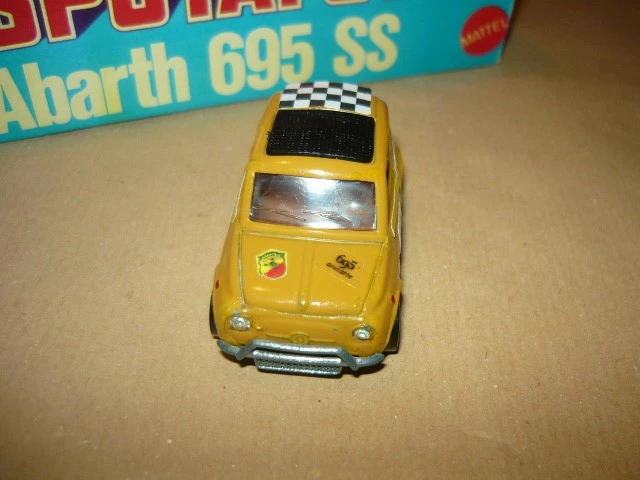 MATTEL MEBETOYS FIAT ABARTH 695 SS AUTOMODELLO SCALA 1/43 FREE REPROBOX - Immagine 4 di 4