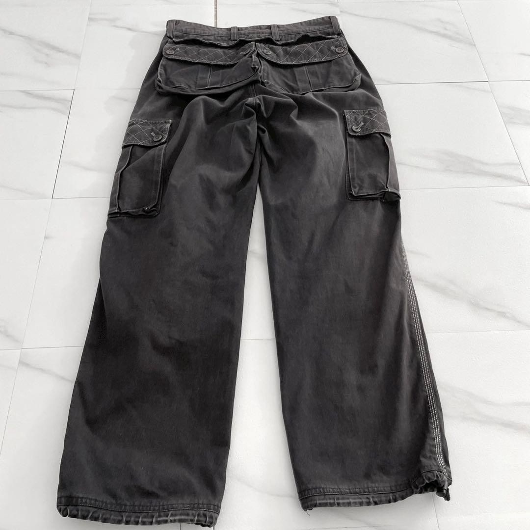 Rare ISSEY MIYAKE MEN 04SS Black 2-Way Cargo Pants Size L