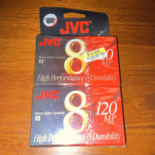 JVC MP120 / P6-120 8mm Video Cassette Tape 120 min Recordable