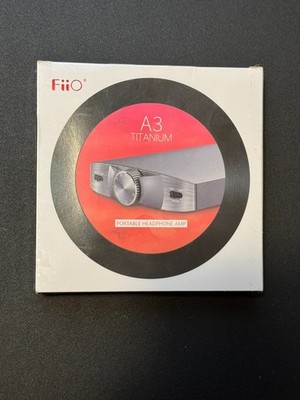FiiO A3 Titanium Portable Headphone Amplifier w/ Bass Boost Control ~ BRAND NEW
