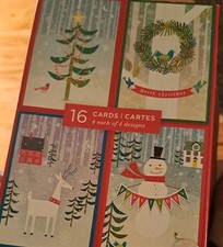 Hallmark Religious Christmas Boxed Cards, Nativity Scene 16 Christmas Cards and