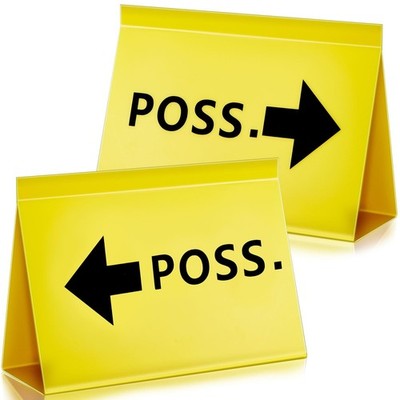 Suzile 2 Pcs Basketball Possession Arrow Indicator Yellow Budget Lightweight ...