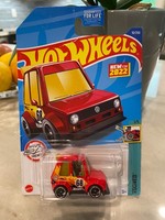 2022 Hot Wheels #10 Tooned 1/5 Tooned Volkswagen Golf MK1 Rot