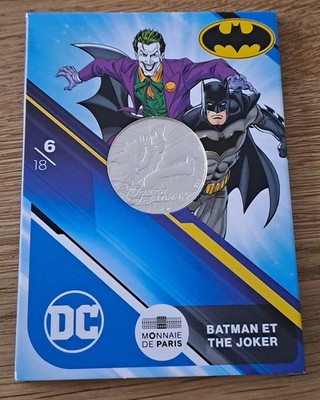 2025 Batman Joker 10   Euro Silbermünze  DC Paris 
