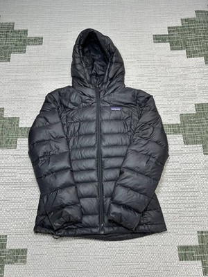Patagonia Hi-Loft Jacket Womens Small Black Down Insulated Puffer *