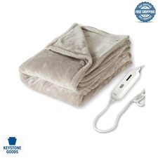 Electric Heated Blanket Throw 50x60