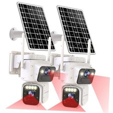 Cameras for Home Security with Dual Lens,2.4G/5G WiFi Outdoor Camera 2 Pack