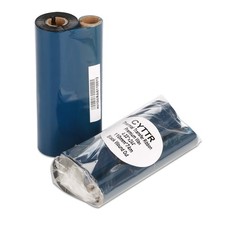 CYTTR 4.33" x 244' Thermal Transfer Ribbon - 1 Roll. Resin Enhanced Wax Black 