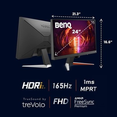 BenQ MOBIUZ EX240N 23.8 Full HD Gaming Monitor 1ms 165Hz HDRi